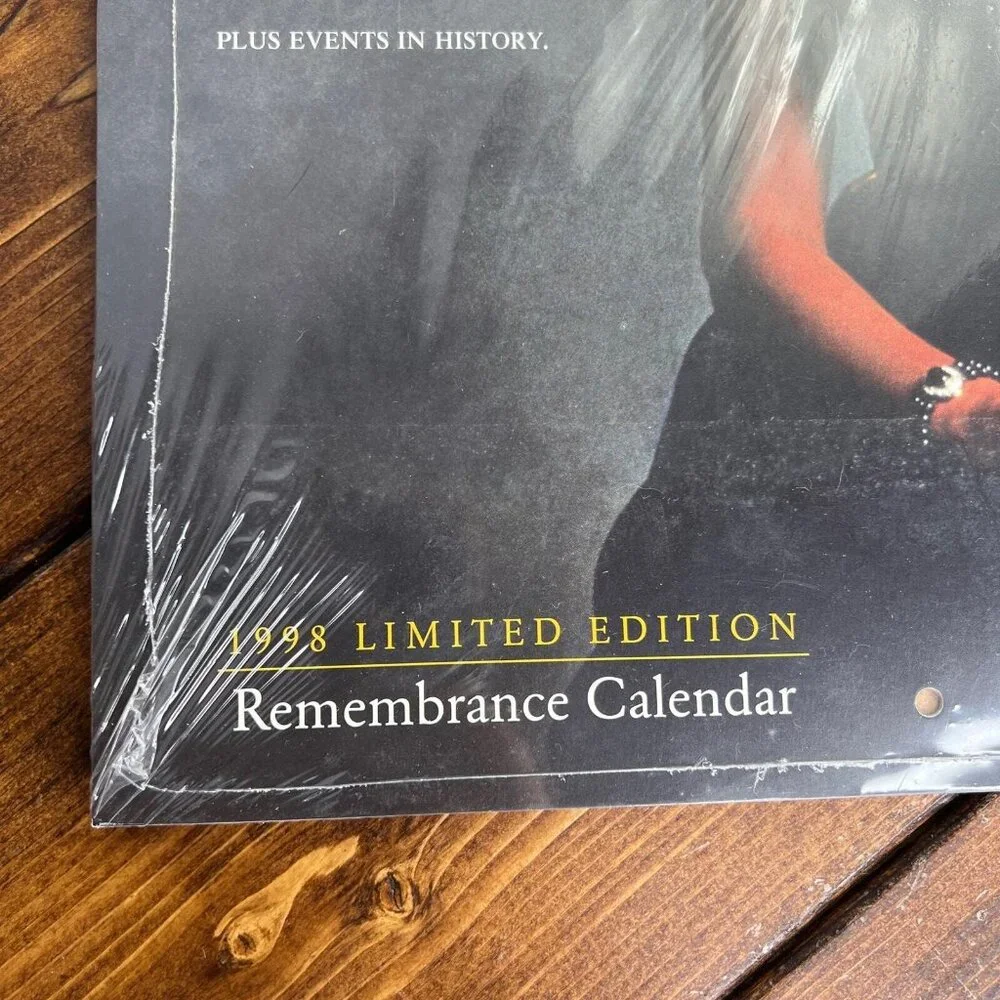 Diana Queen of Hearts 1998 Limited Edition Remembrance Calendar NEW SEALED